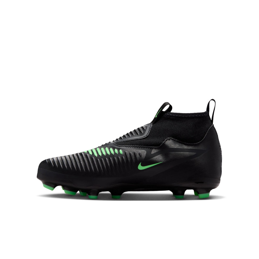 Nike Phantom 6 montante Academy junior FG/MG noir vert