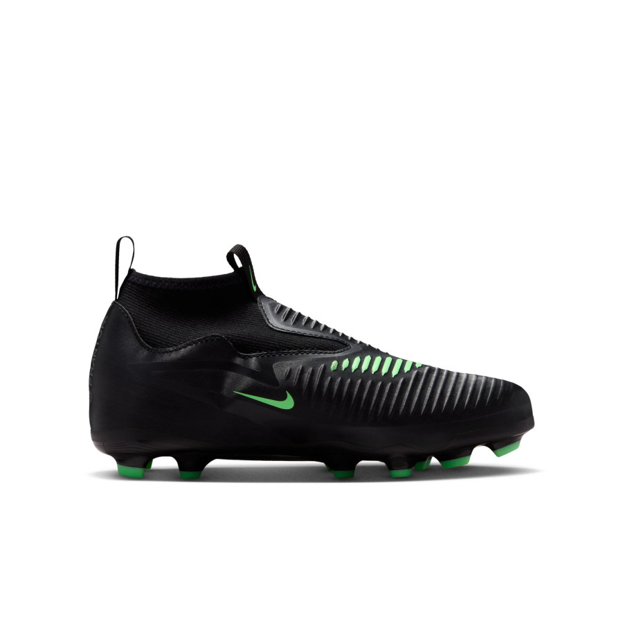 Nike Phantom 6 montante Academy junior FG/MG noir vert