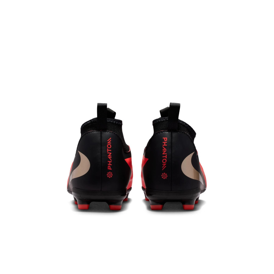 Nike Phantom 6 montante Academy junior FG/MG rouge noir
