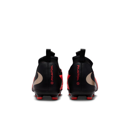 Nike Phantom 6 montante Academy junior FG/MG rouge noir
