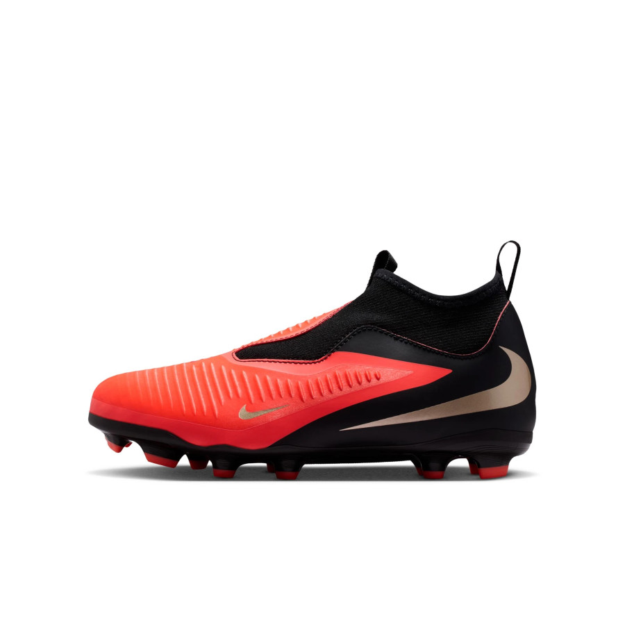 Nike Phantom 6 montante Academy junior FG/MG rouge noir