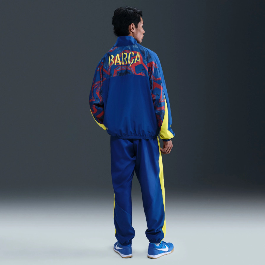 Pantalon survêtement FC Barcelone Woven bleu