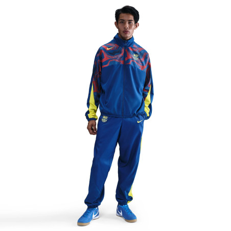 Pantalon survêtement FC Barcelone Woven bleu