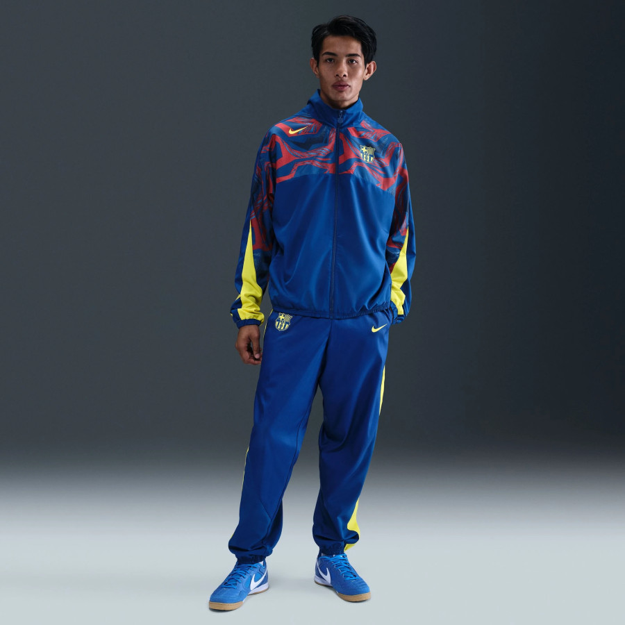 Pantalon survêtement FC Barcelone Woven bleu