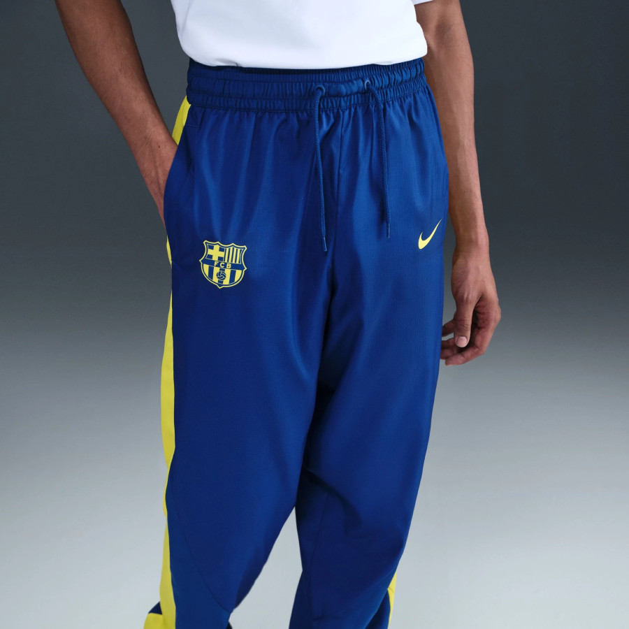 Pantalon survêtement FC Barcelone Woven bleu