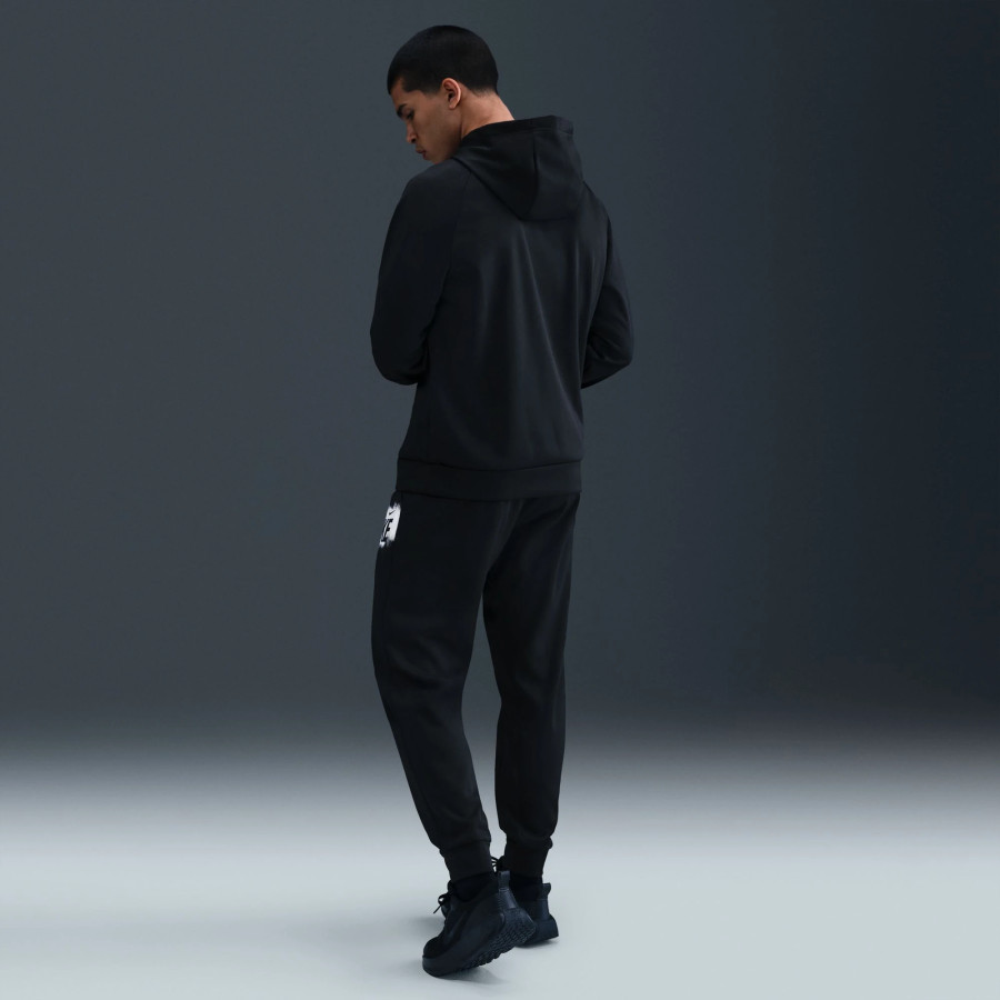 Pantalon survêtement Nike Fleece noir blanc