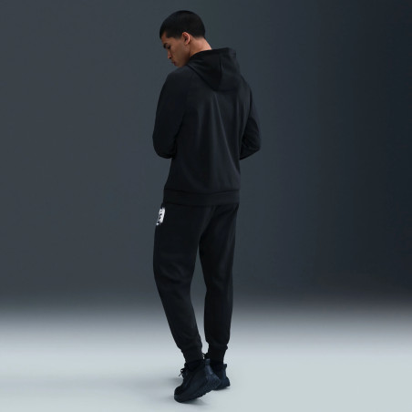 Pantalon survêtement Nike Fleece noir blanc