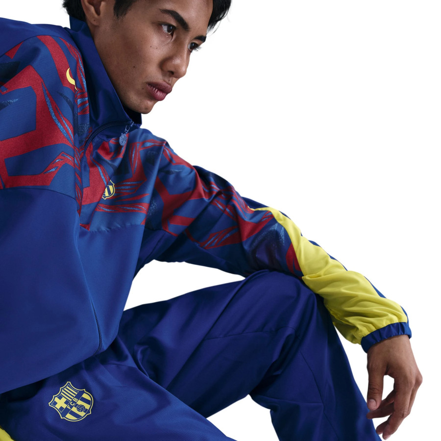 Pantalon survêtement FC Barcelone Woven bleu