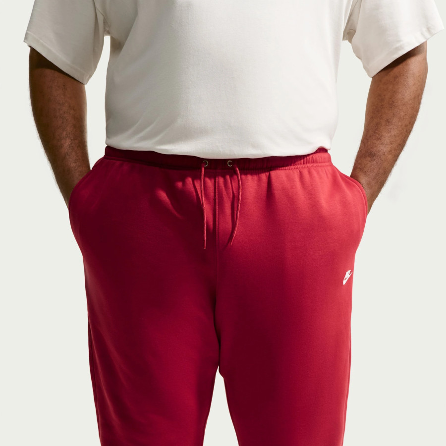 Pantalon survêtement Nike Sportswear Club rouge