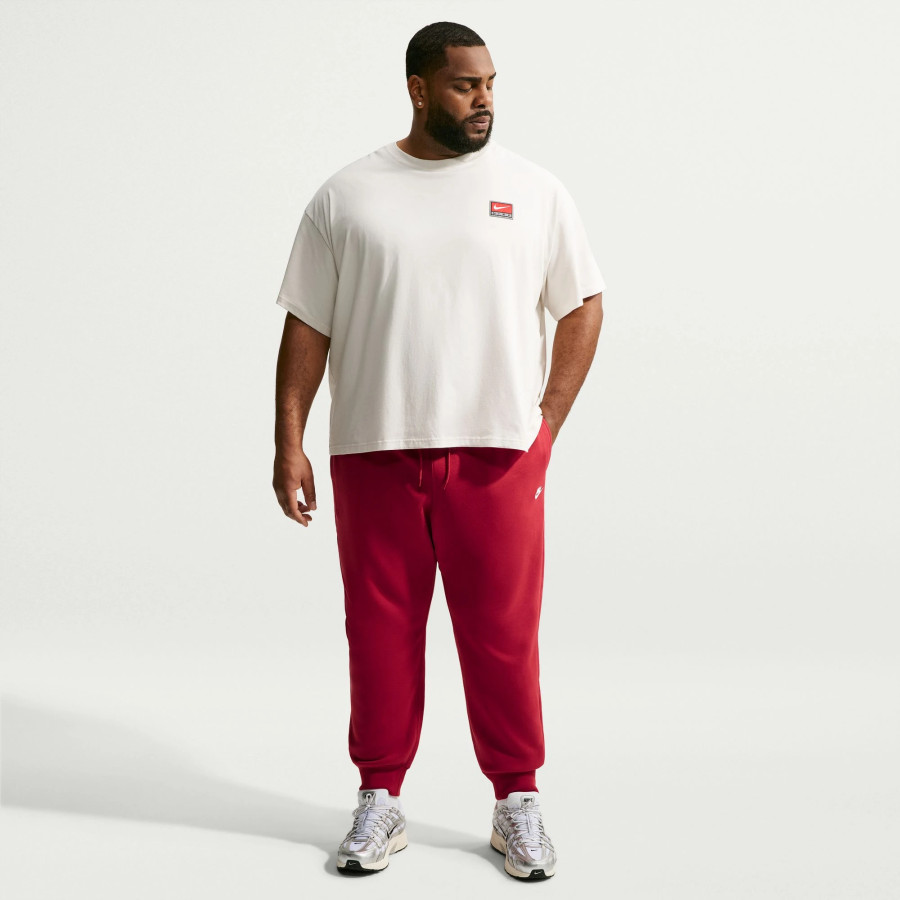 Pantalon survêtement Nike Sportswear Club rouge