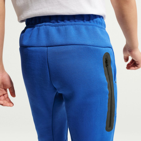 Pantalon survêtement junior Equipe de France Tech Fleece bleu