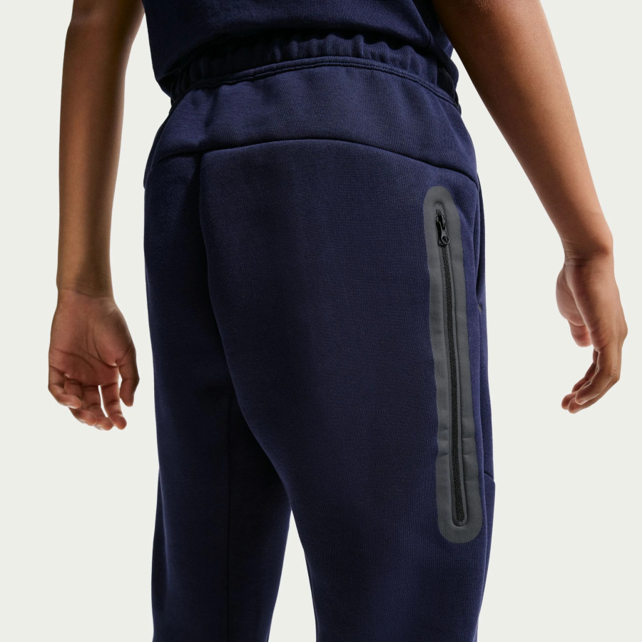 Pantalon survêtement junior FC Barcelone Tech Fleece bleu