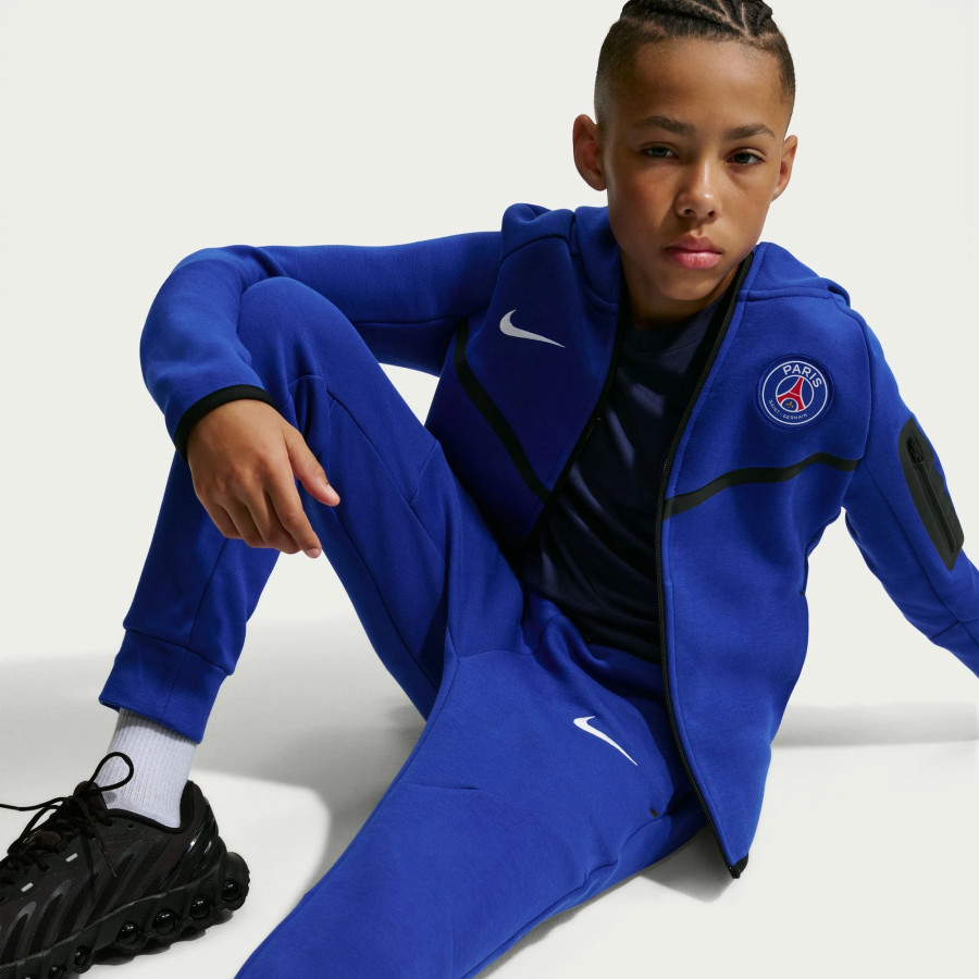 Pantalon survêtement junior PSG Tech Fleece bleu