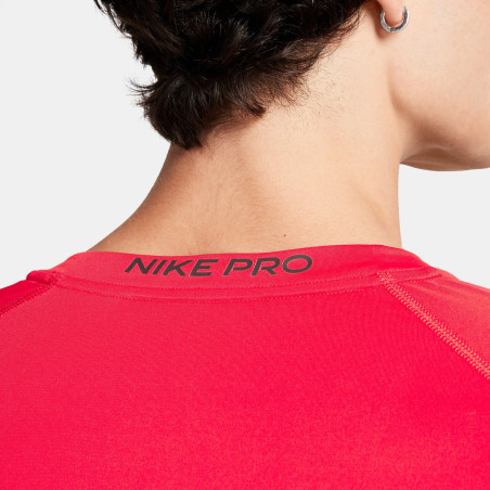 Sous-maillot manches longues Nike Pro rouge
