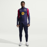 Sweat zippé FC Barcelone Strike bleu