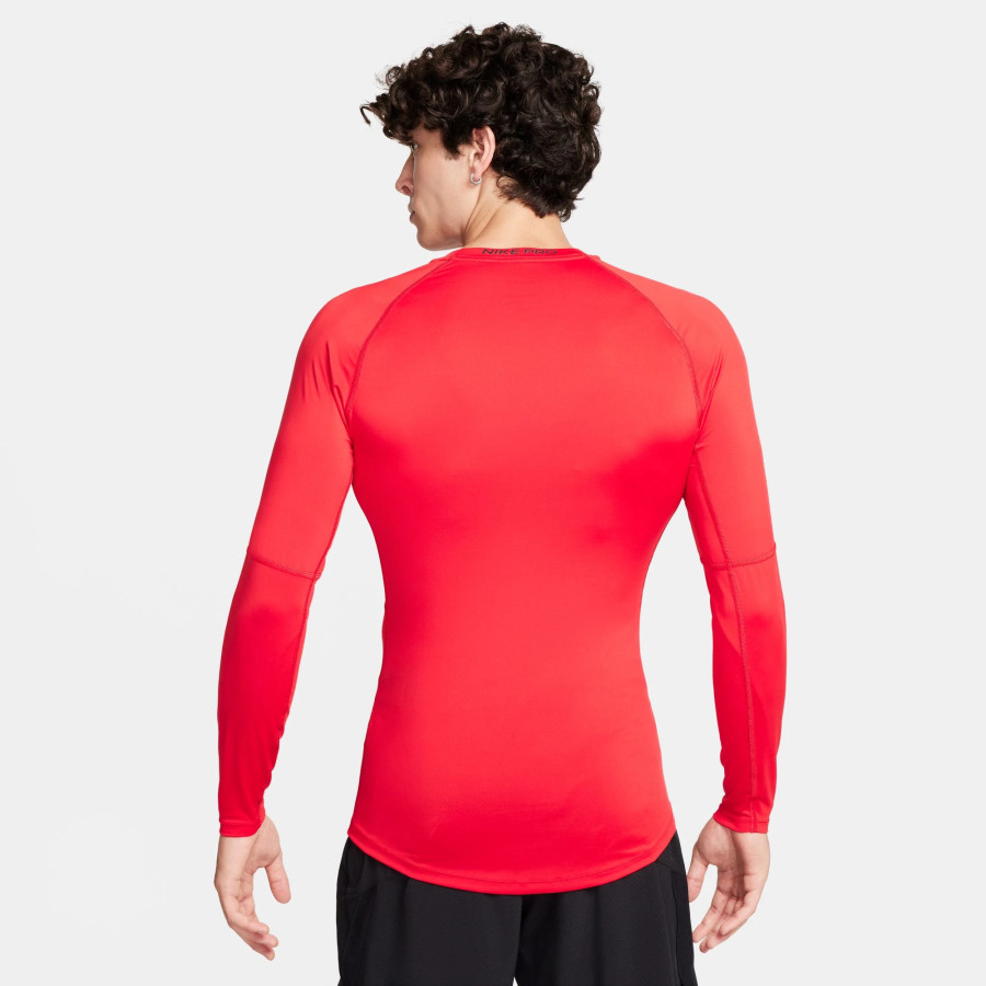 Sous-maillot manches longues Nike Pro rouge