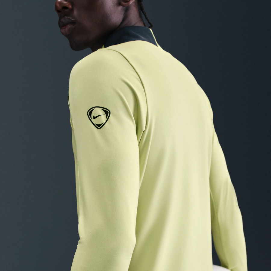 Sweat zippé Nike Strike jaune