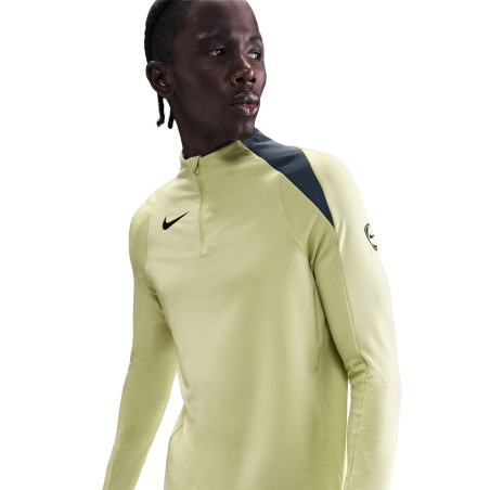 Sweat zippé Nike Strike jaune