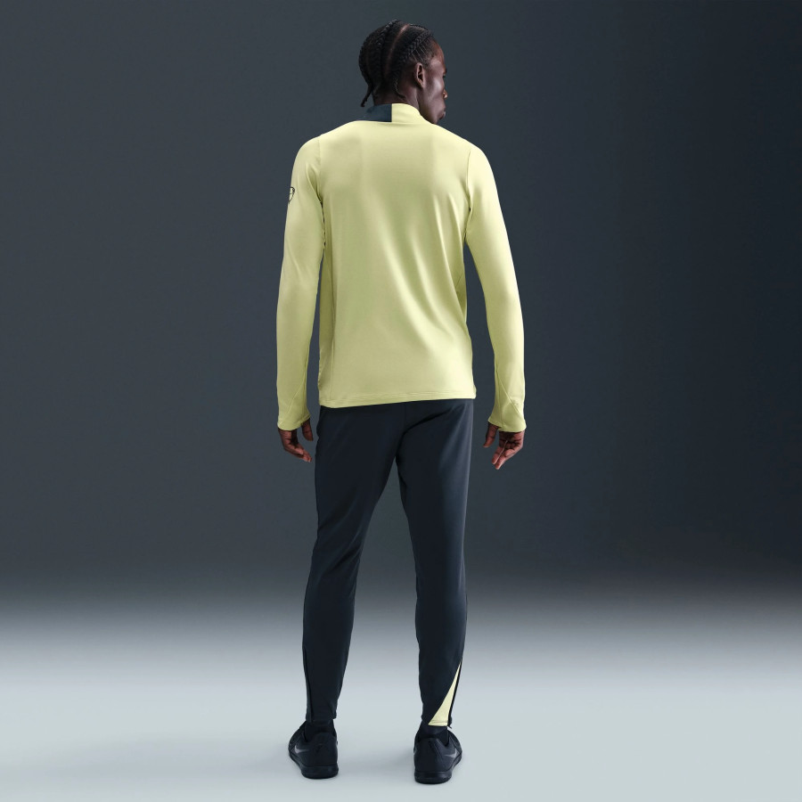 Sweat zippé Nike Strike jaune