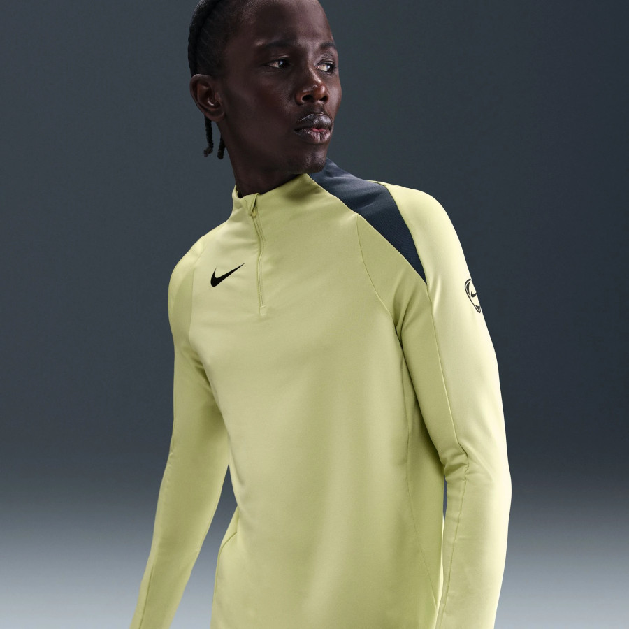 Sweat zippé Nike Strike jaune