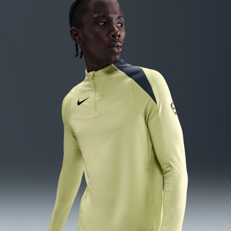 Sweat zippé Nike Strike jaune