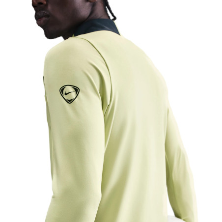Sweat zippé Nike Strike jaune
