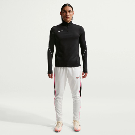 Sweat zippé Nike Strike noir blanc