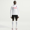 Sweat zippé PSG Strike blanc