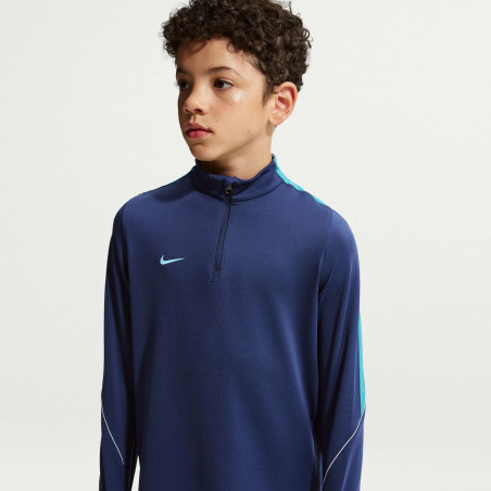 Sweat zippé junior Nike Strike bleu