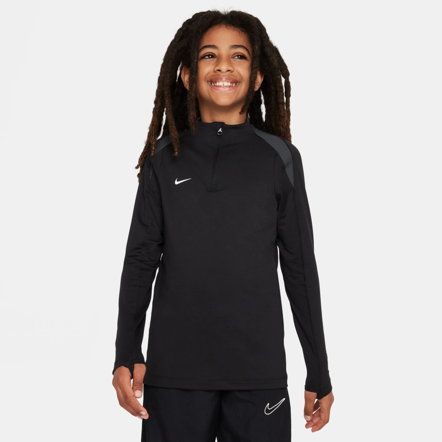 Sweat zippé junior Nike Strike noir