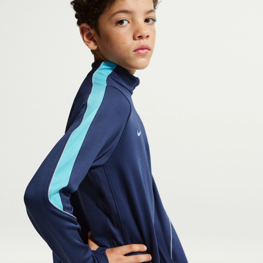 Sweat zippé junior Nike Strike bleu