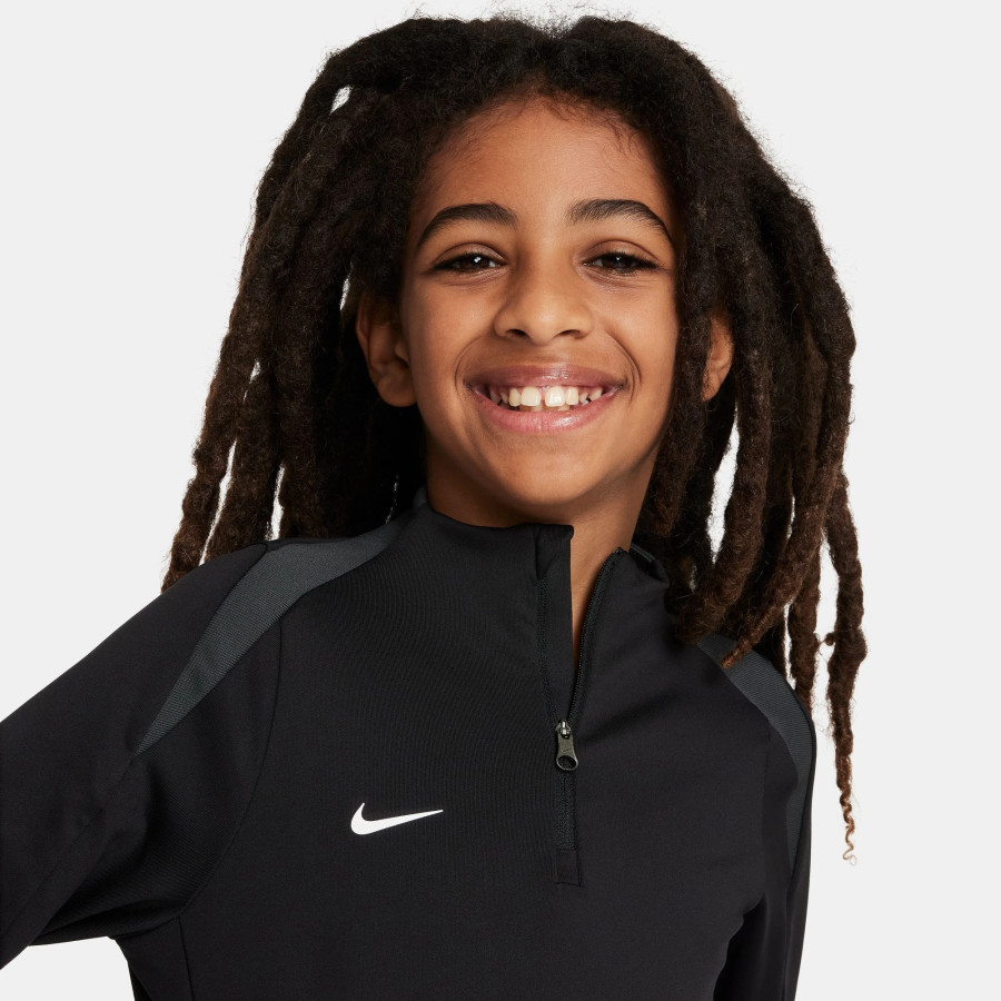 Sweat zippé junior Nike Strike noir