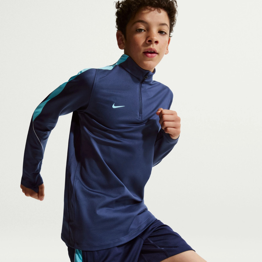 Sweat zippé junior Nike Strike bleu