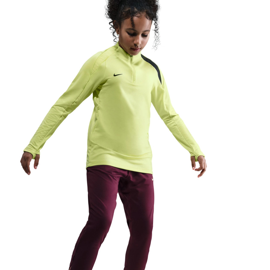 Sweat zippé junior Nike Strike jaune