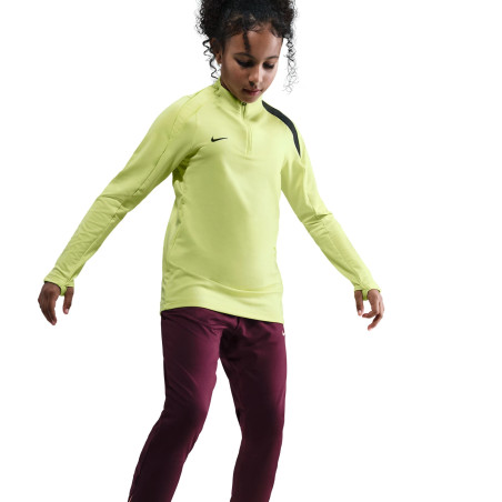 Sweat zippé junior Nike Strike jaune
