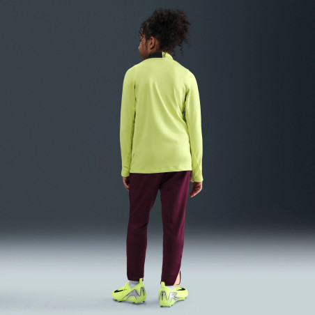 Sweat zippé junior Nike Strike jaune