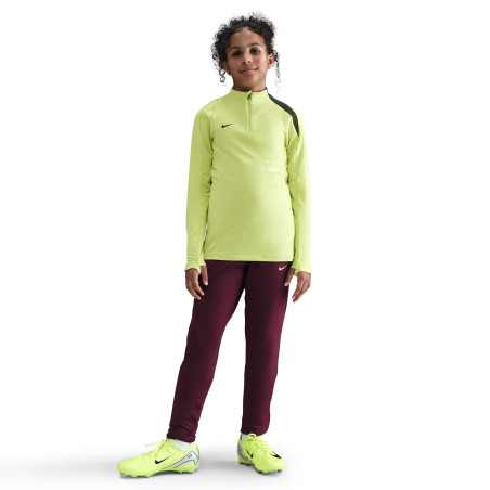 Sweat zippé junior Nike Strike jaune