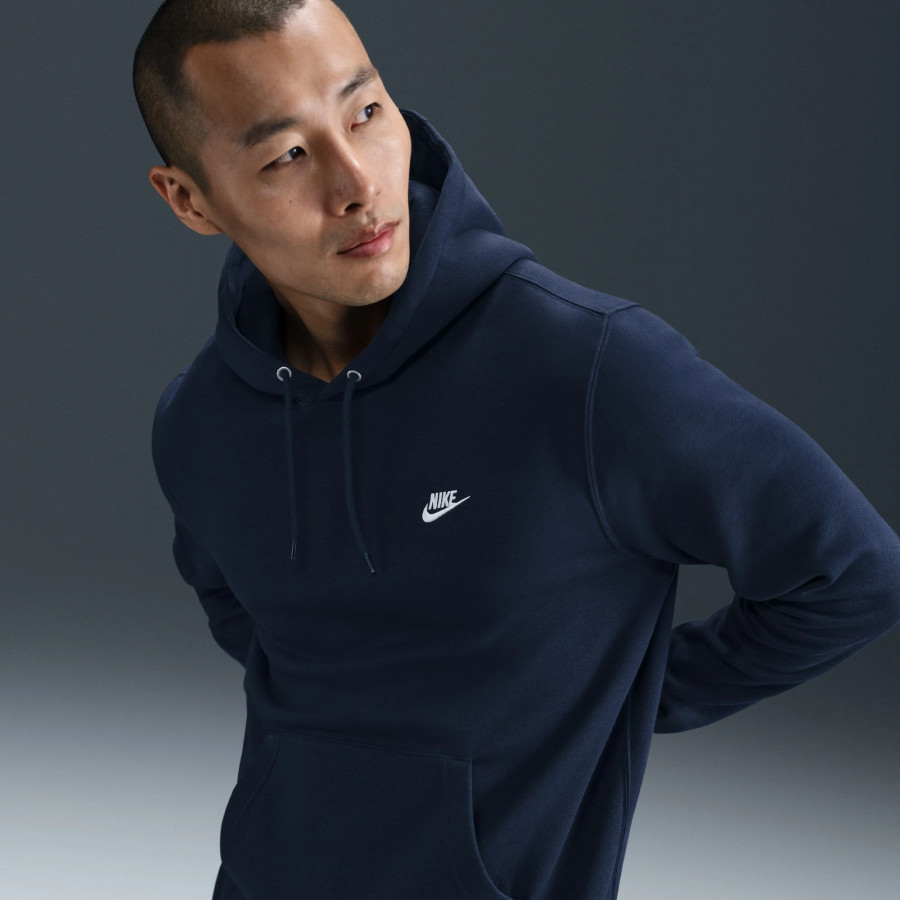 Sweat à capuche Nike Club bleu