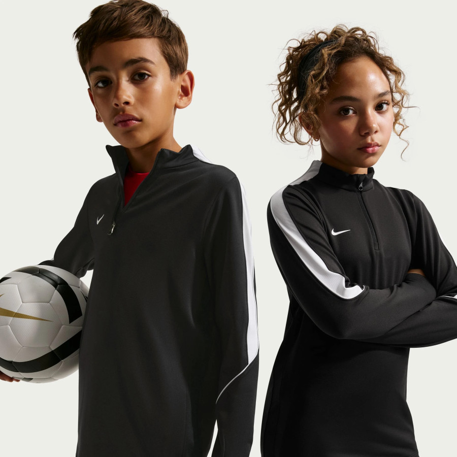 Sweat zippé junior Nike Strike noir