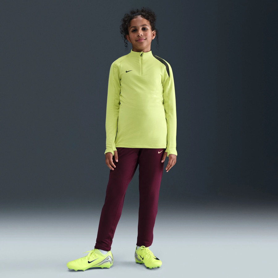Sweat zippé junior Nike Strike jaune