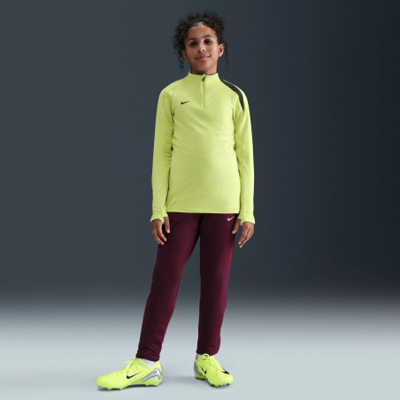 Sweat zippé junior Nike Strike jaune