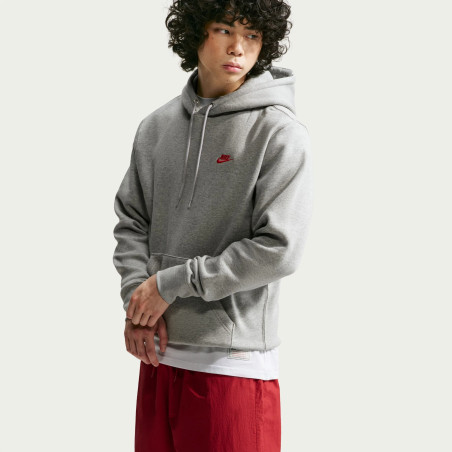 Sweat à capuche Nike Club gris