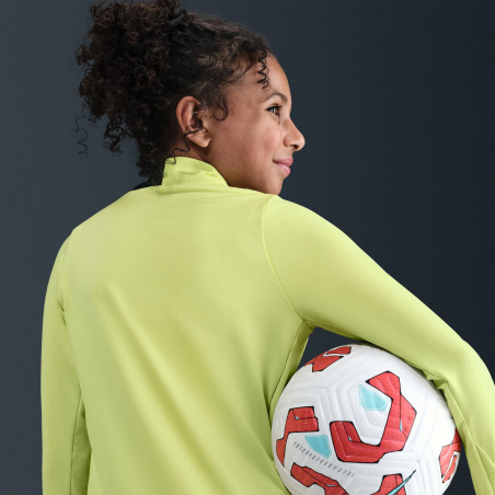 Sweat zippé junior Nike Strike jaune