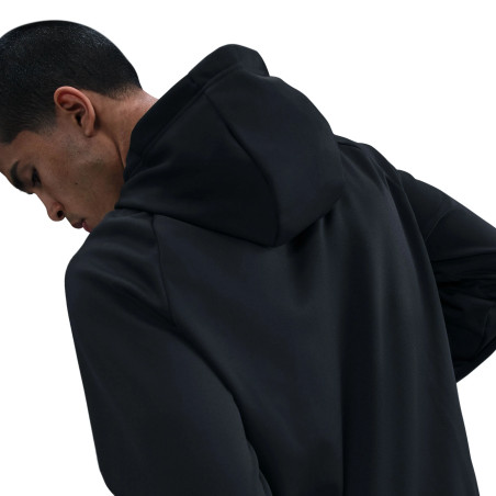 Sweat à capuche Nike Fleece noir blanc