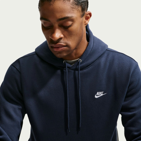 Sweat à capuche Nike Club bleu