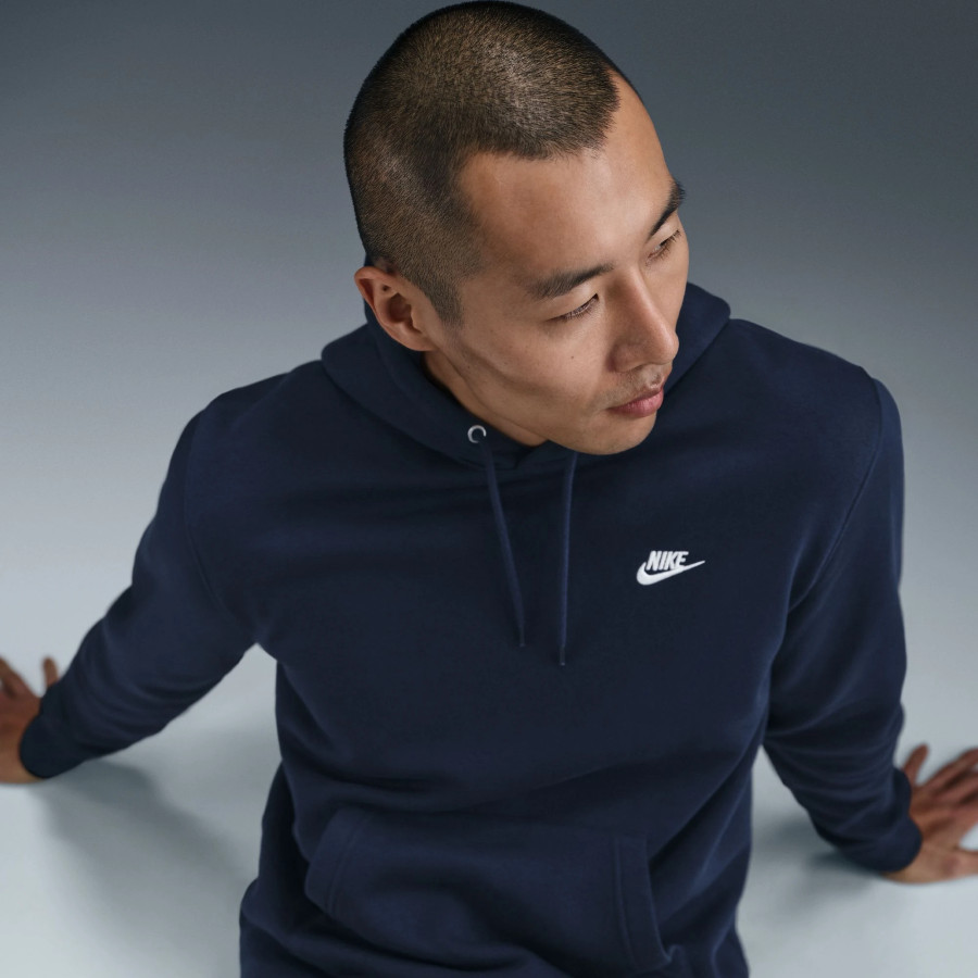Sweat à capuche Nike Club bleu