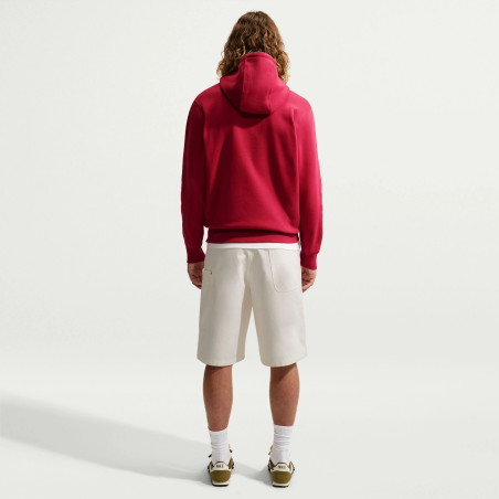 Sweat à capuche Nike Club rouge