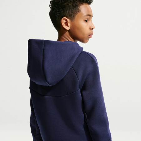 Sweat à capuche junior FC Barcelone Tech Fleece bleu