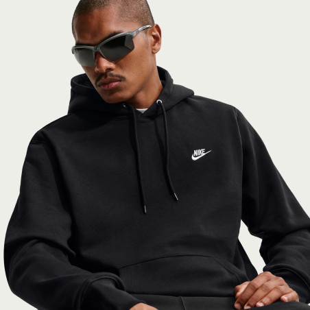 Sweat à capuche Nike Club noir