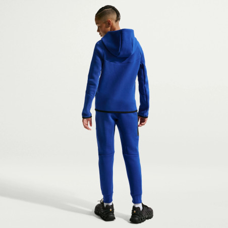 Sweat à capuche junior PSG Tech Fleece bleu